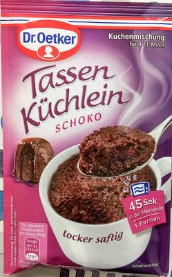 Tassen Küchlein Schoko