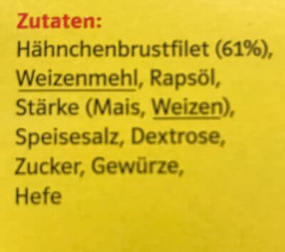 Ingredients