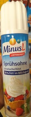 Sprühsahne 30% Fett, Lactosefrei