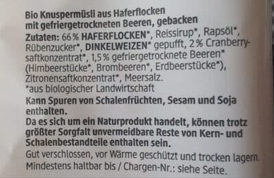 Ingredients