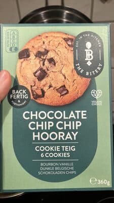 Cookie Teig Chocolate Chip Chip Hooray
