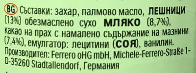Ingredients