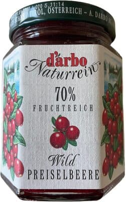 Wild Preiselbeere Marmelade