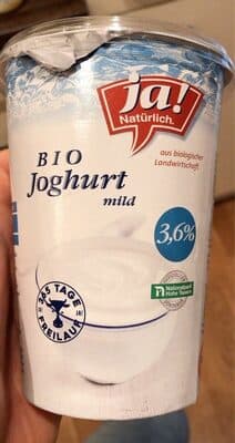 Bio Joghurt Mild 3,6%