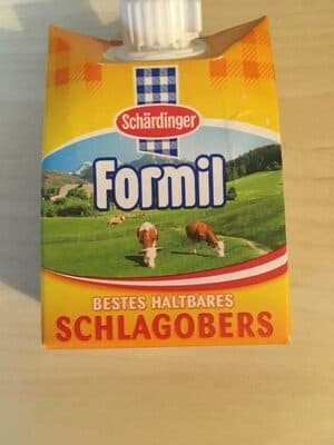 Obers haltbar 0,2l, Formil